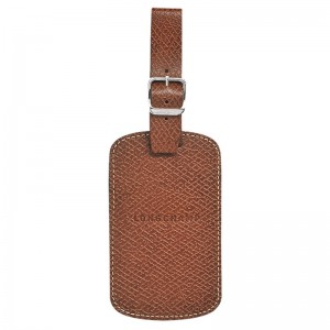 Longchamp Boxford Luggage Tag Marroni | 7590163-CM