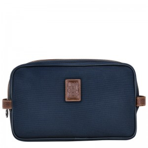 Longchamp Boxford Toiletry Case Blu | 9721680-SQ