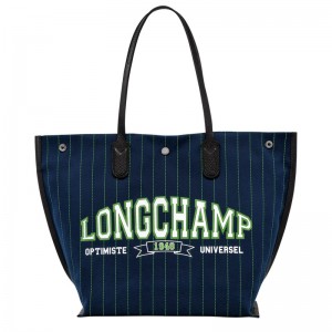 Longchamp Essential Tote Bag Blu Marino | 6840917-FI