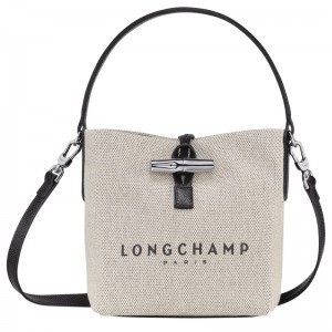 Longchamp Essential Xs Bucket Bag Ecru | 8760291-DM