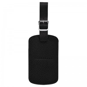 Longchamp Le Foulonné Luggage Tag Nere | 4987365-UE