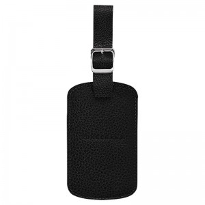 Longchamp Le Foulonné Luggage Tag Nere | 6093574-CZ