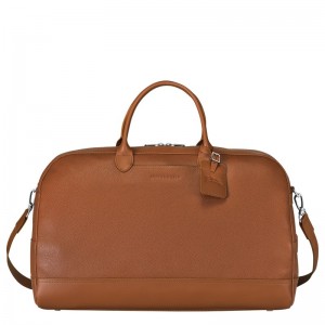 Longchamp Le Foulonné M Travel Bag Caramel | 0952437-WI