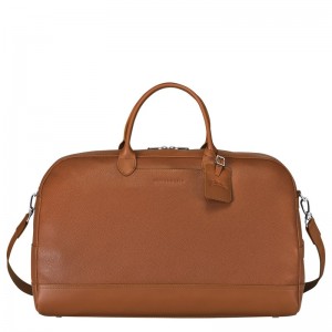 Longchamp Le Foulonné M Travel Bag Caramel | 9460571-MH
