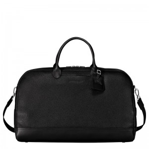 Longchamp Le Foulonné M Travel Bag Nere | 7546890-ZT