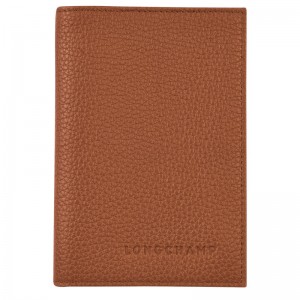 Longchamp Le Foulonné Passport Cover Caramel | 2879563-NQ