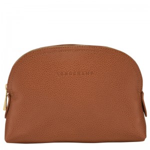 Longchamp Le Foulonné Pouch Caramel | 1304962-DL
