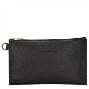 Longchamp Le Foulonné Pouch Nere | 2189350-HY
