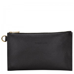 Longchamp Le Foulonné Pouch Nere | 9064738-KP