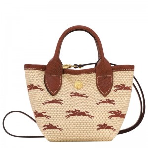 Longchamp Le Panier Pliage Xs Basket Marroni | 6514278-NK