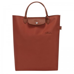 Longchamp Le Pliage Green M Tote Bag Chestnut | 3867142-NT