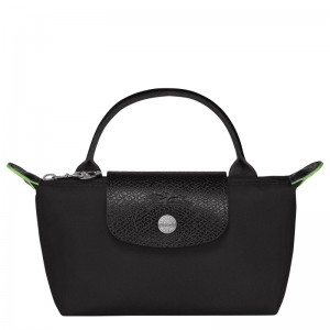 Longchamp Le Pliage Green Pouch With Handle Nere | 4695230-IQ