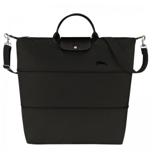 Longchamp Le Pliage Green Travel Bag Expandable Nere | 3590261-YG
