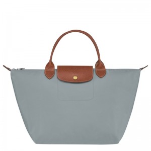 Longchamp Le Pliage Original M Handbag Steel | 3528671-NJ