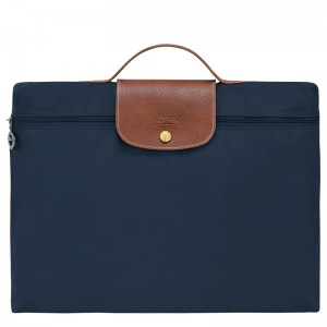 Longchamp Le Pliage Original S Briefcase Blu Marino | 5167490-FL