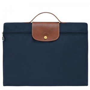 Longchamp Le Pliage Original S Briefcase Blu Marino | 7315648-CY