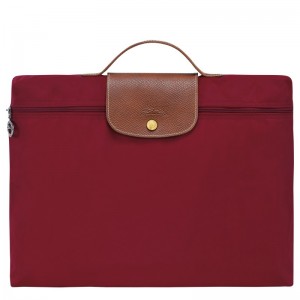 Longchamp Le Pliage Original S Briefcase Rosse | 8967532-MF