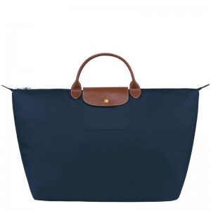 Longchamp Le Pliage Original S Travel Bag Blu Marino | 0531827-EF