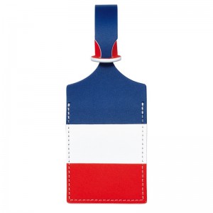 Longchamp Lgp Travel Luggage Tag Rosse Blu Marino | 6248793-MJ