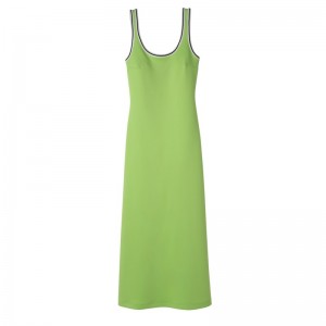 Longchamp Long Dress Verdi Corallo | 7305194-PA