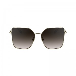 Longchamp Sunglasses Oro Marroni | 9743105-NQ